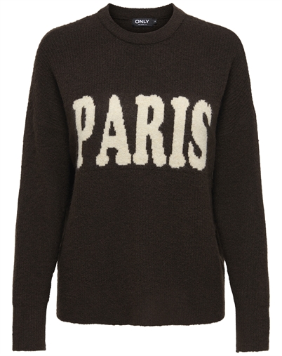 Only - ONLJerico Pullover Strick - Coffe Bean